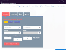 Tablet Screenshot of destinationtravelsonline.com
